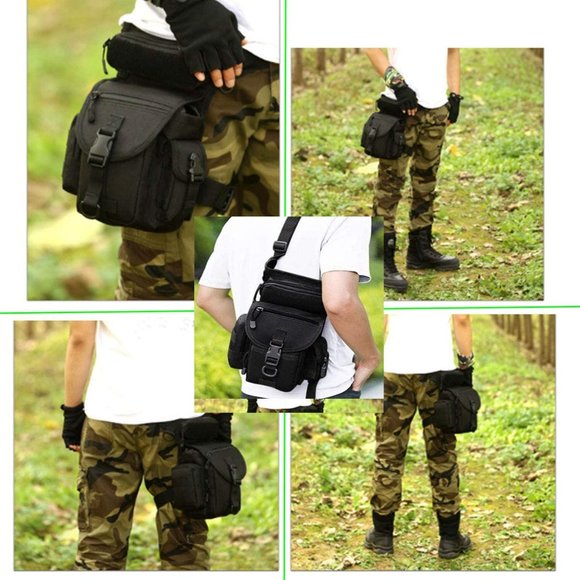 2024 Tactical Drop Leg Pouch Bag Thigh Bag Pack Military Waist Bag Pack For M…